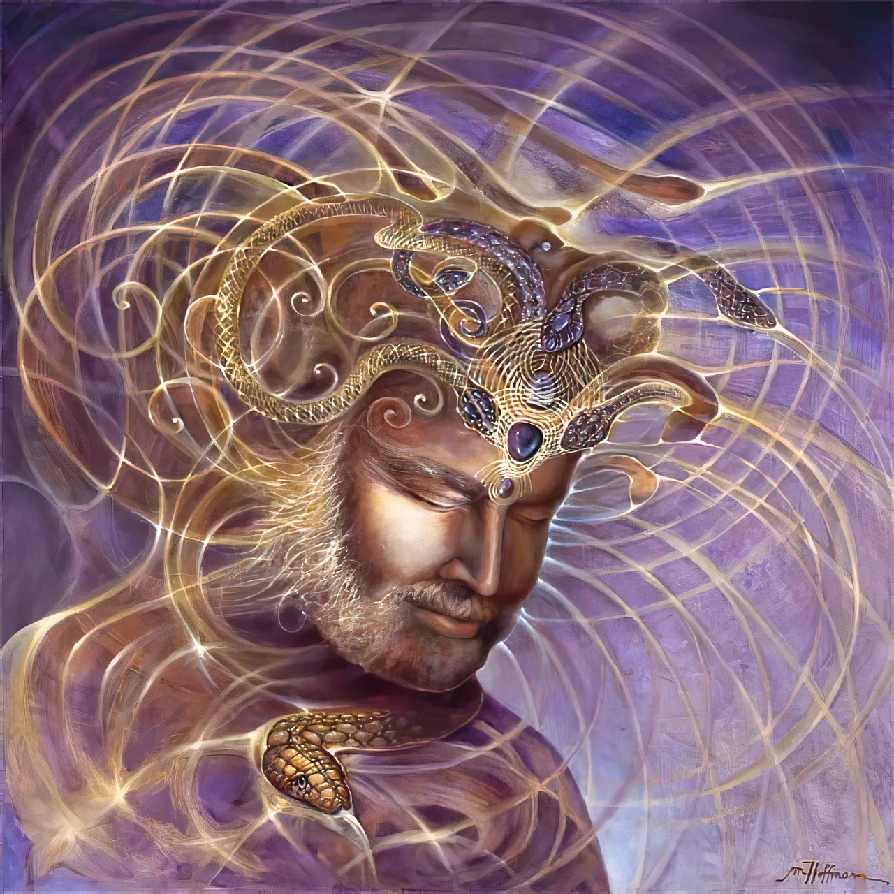 Spiral-Halo Man