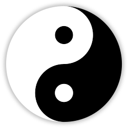 In Chinese philosophy, yin and yang, are concepts used to describe how opposite or contrary forces are actually complementary, interconnected, and interdependent in the natural world.