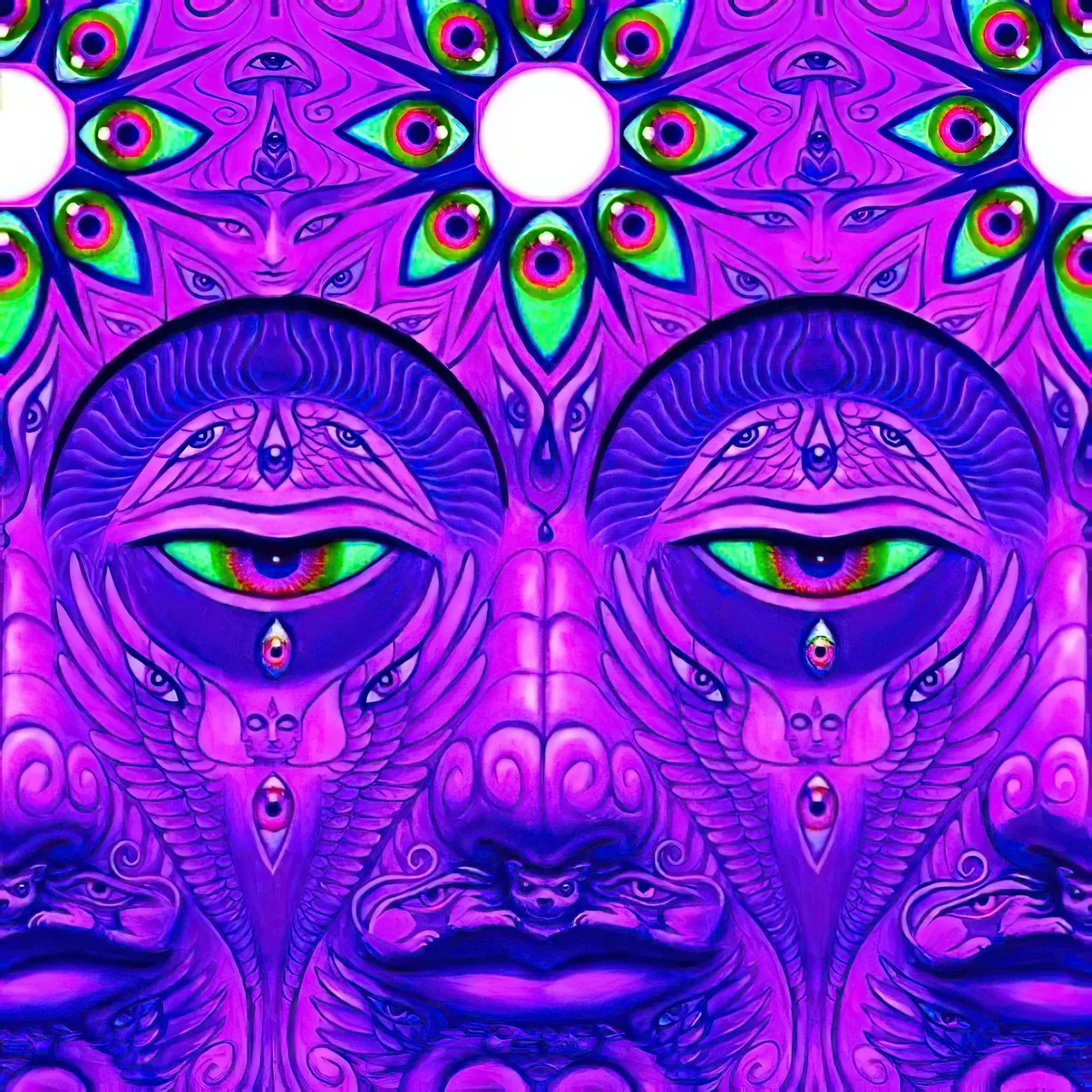 Violet Twin-Faced Shaman