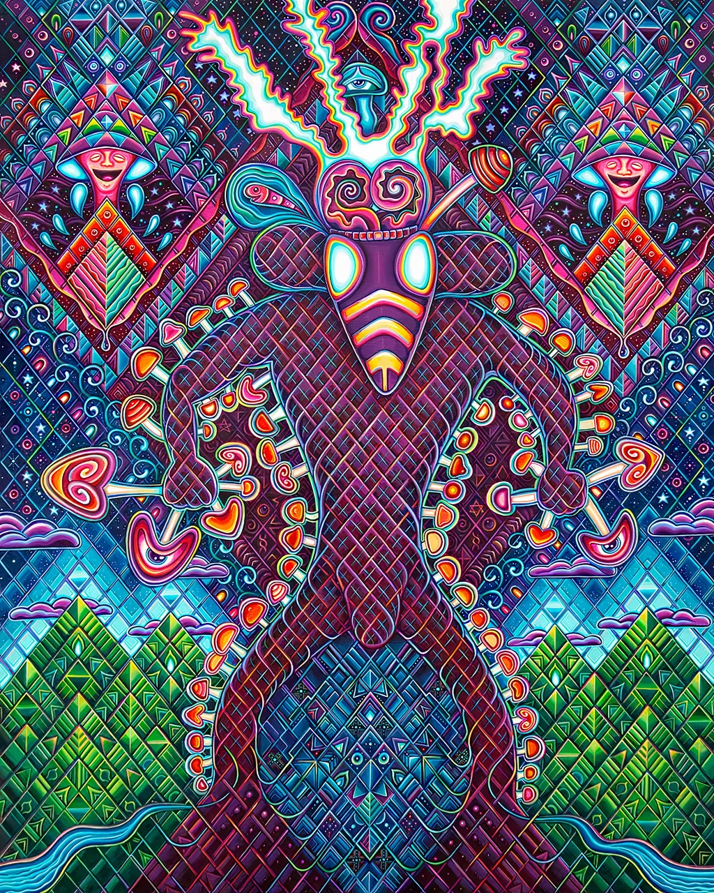 Bee Faced Mushroom Shaman