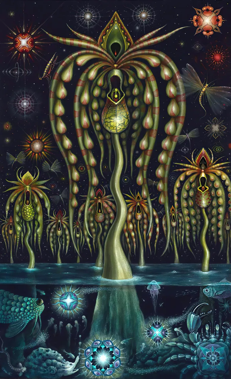 Lantern Trees Above the Reef