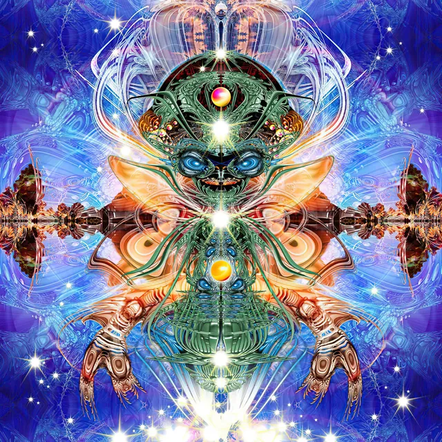 Blue Mechanical Star Oracle