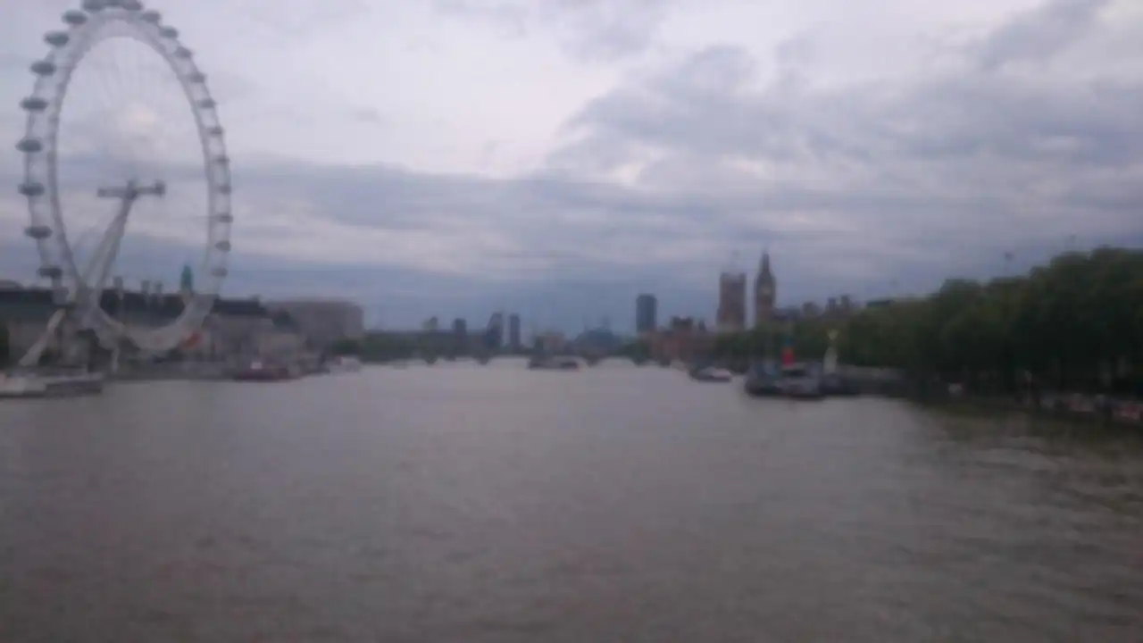 Blurry london