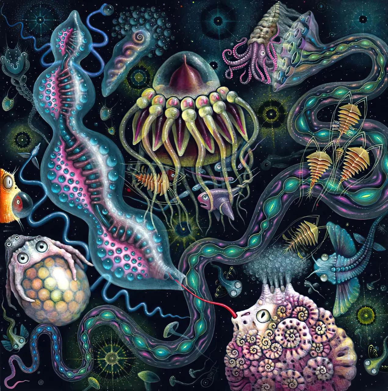 Luminous Jellyfish Menagerie