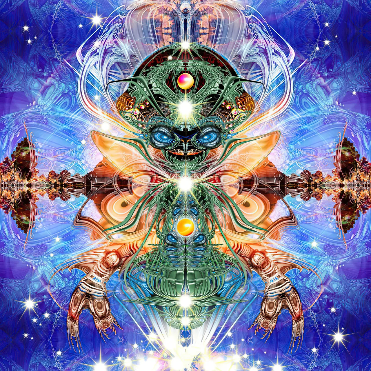 Blue Mechanical Star Oracle