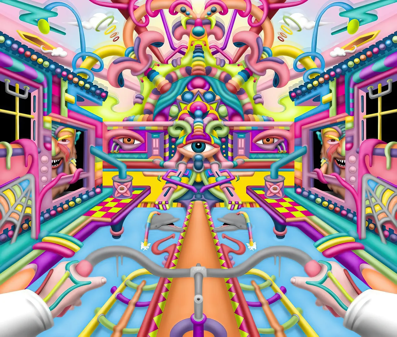 Candy-Colored Eye Corridor
