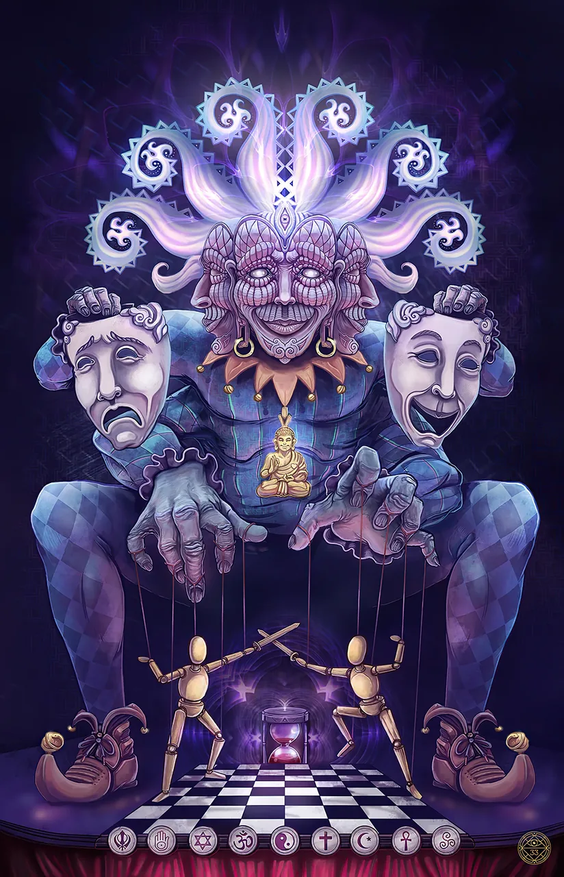 The Cosmic Jester on the Plane of Polarity