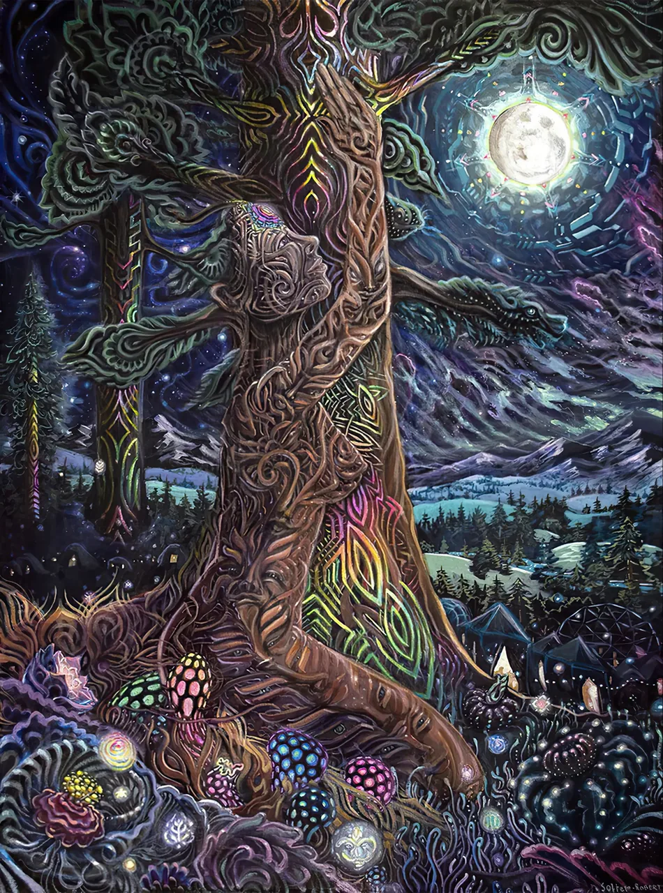 Moonlit Circuit Tree