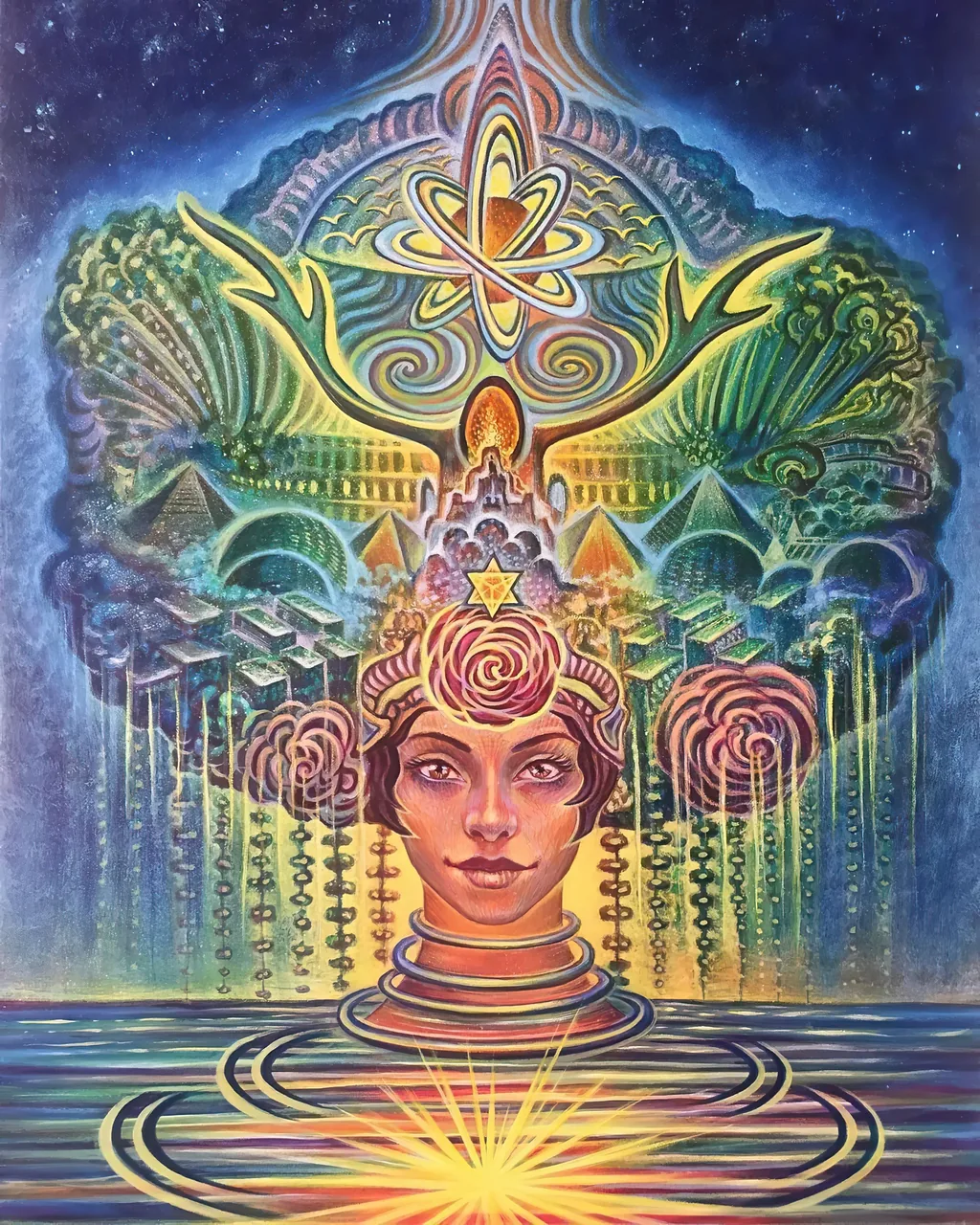Rose-Crowned Forest Oracle