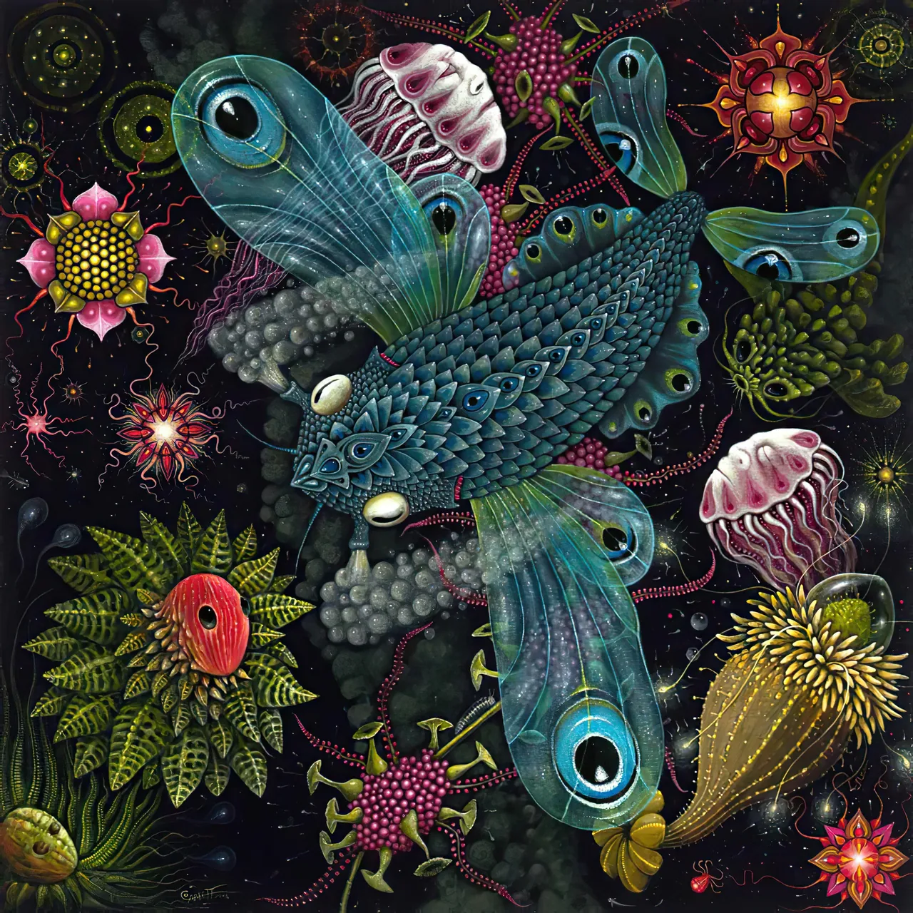 Blue Winged Seed Creature