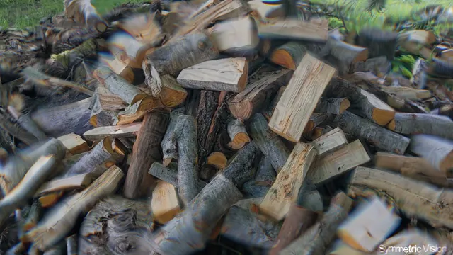 Acidified Woodpile