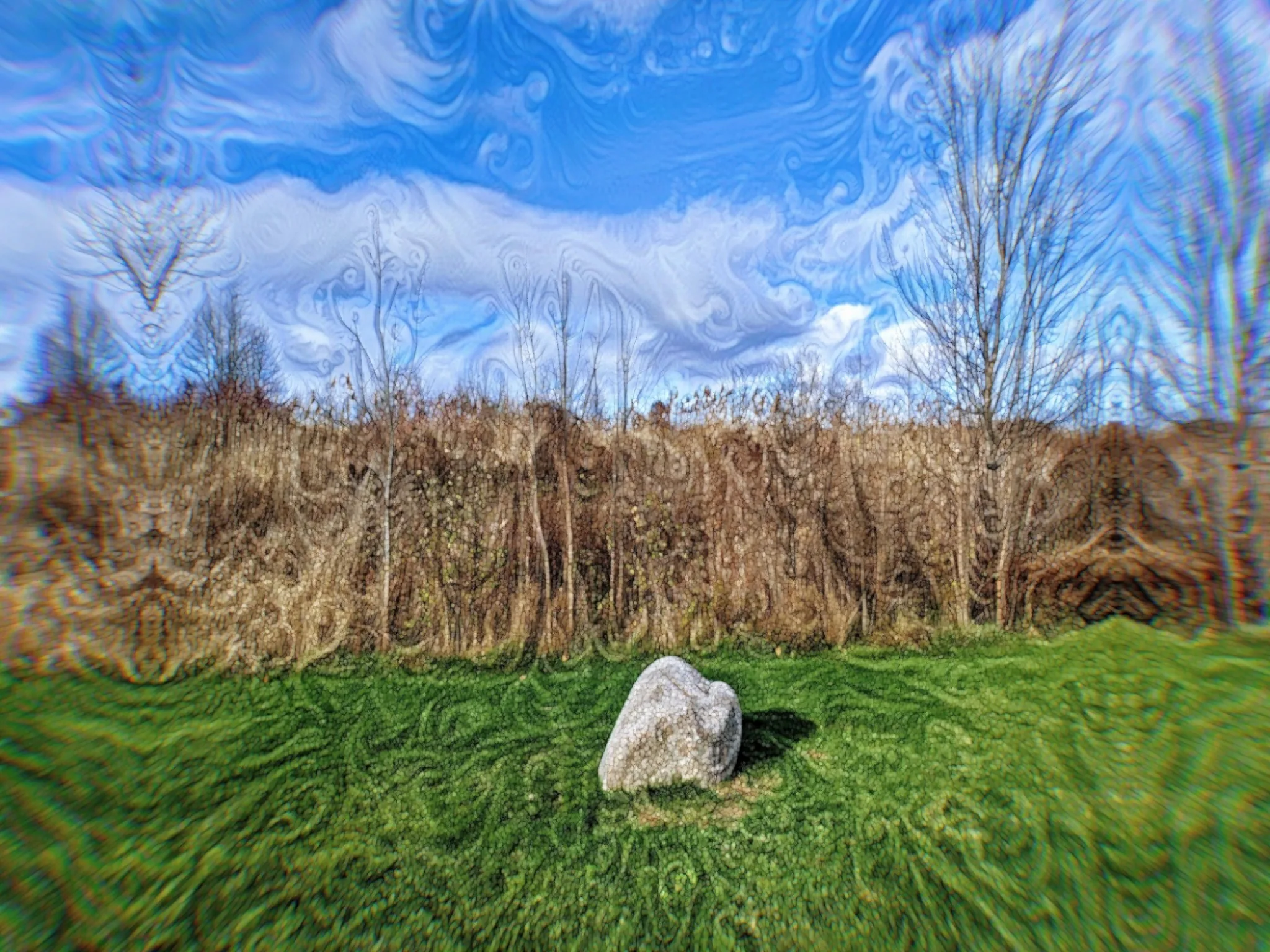 Melting Sky over the Meadow